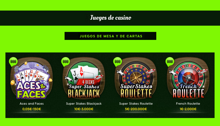 Top 10 juegos casino