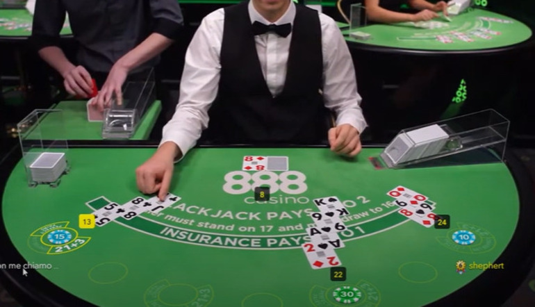blackjack en vivo