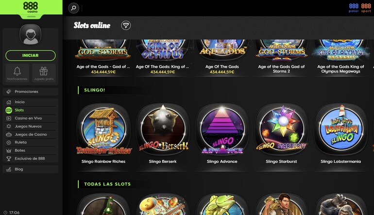 Slingo | 888 Casino