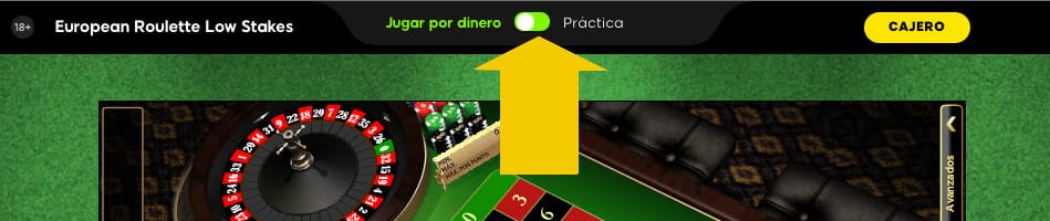 práctica ruleta