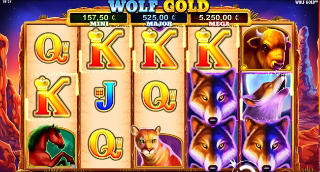Las Wolf Gold slots de 888Casino