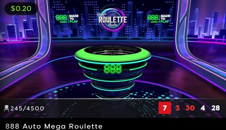 auto mega roulette casino