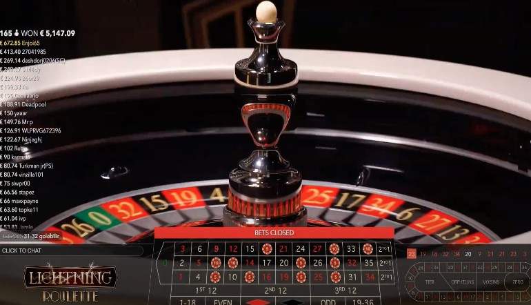 ruleta relámpago