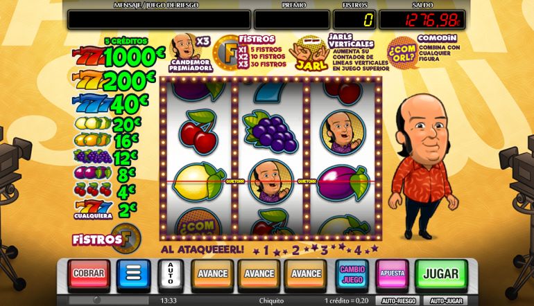 Slot de bar Chiquito
