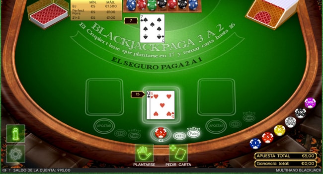 tabla blackjack