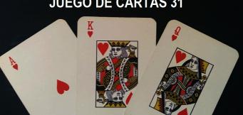 juego de cartas 31