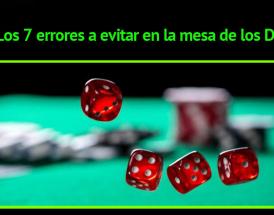 Errores al Jugar a los Dados en el Casino