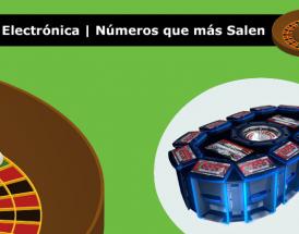 Números que más salen en la ruleta electrónica