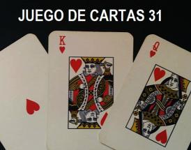 juego de cartas 31