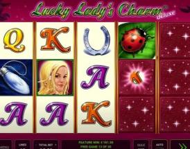 lucky lady's charm deluxe slot