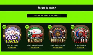 Top 10 de nuestros juegos de casino