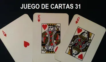 Juego de cartas 31